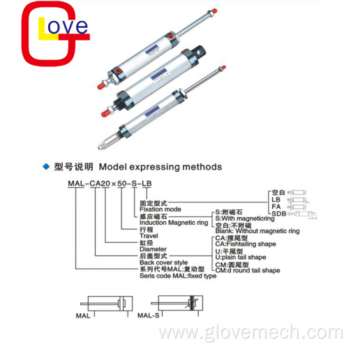 MAL Pneumatic mini Cylinder